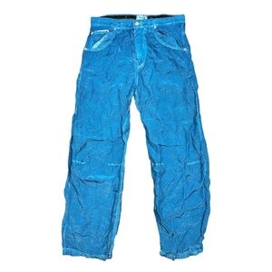 Eytys Blue Straight Leg Pants
